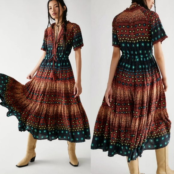 Free People Rare Feelings Maxi Dress - Picture 1 of 15